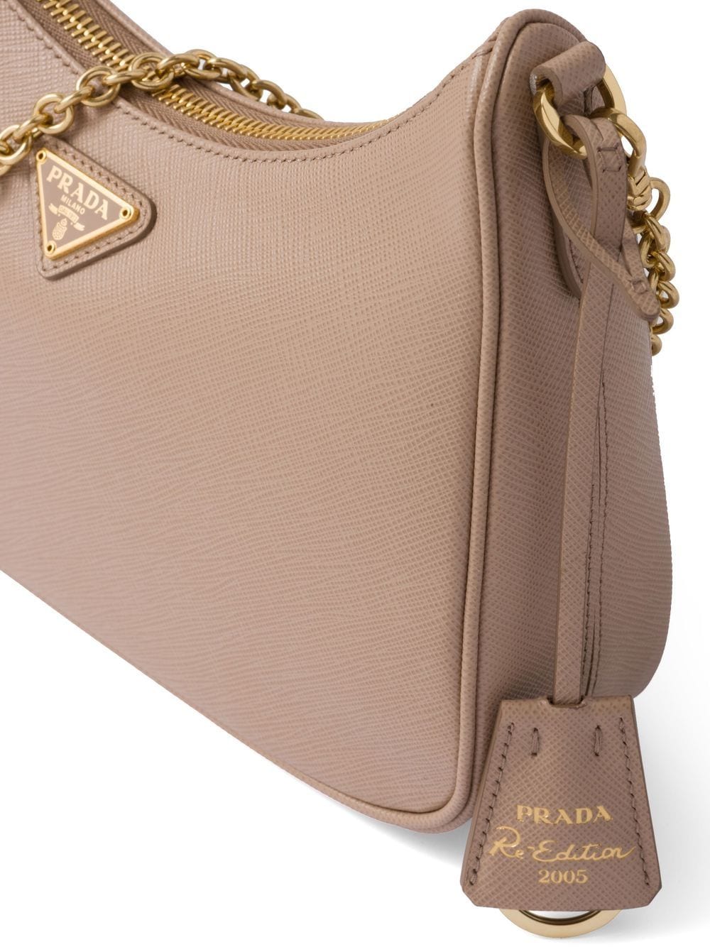 Pra*a re-edition 2005 leather shoulder bag