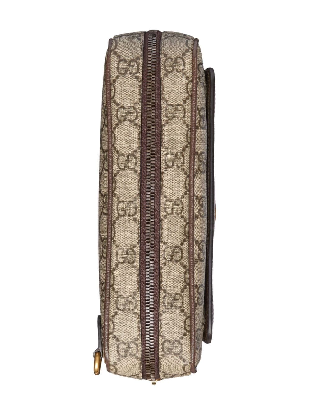 G*u*i ophidia logo-print clutch bag