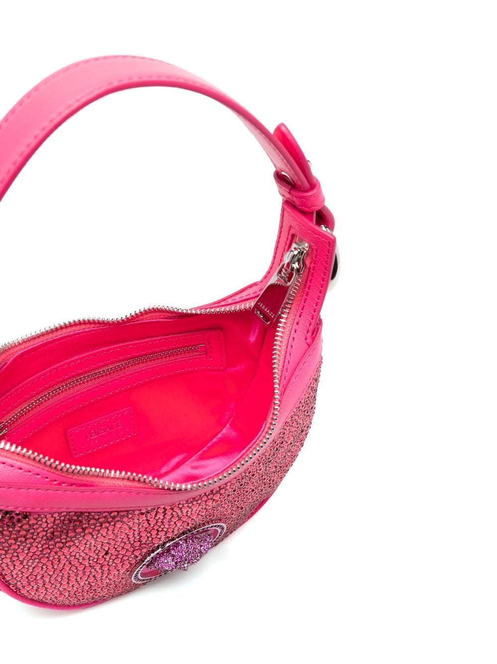 Versace Repeat crystal-embellished shoulder bag