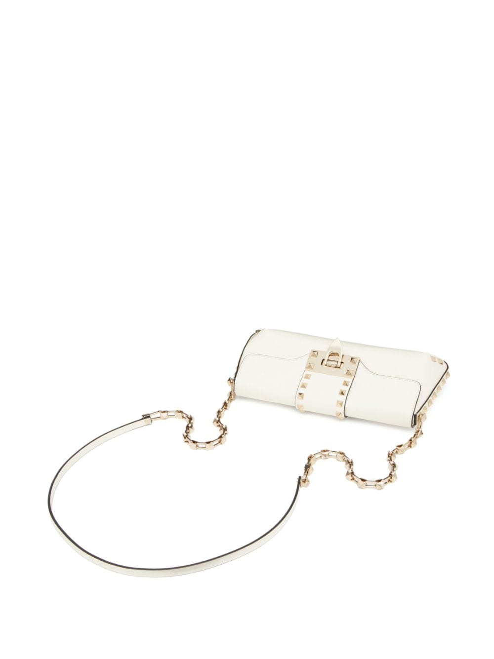 Valentino Garavani Rockstud brushed-leather shoulder bag