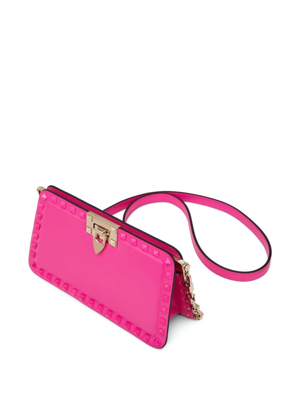 Valentino Garavani Rockstud leather clutch bag