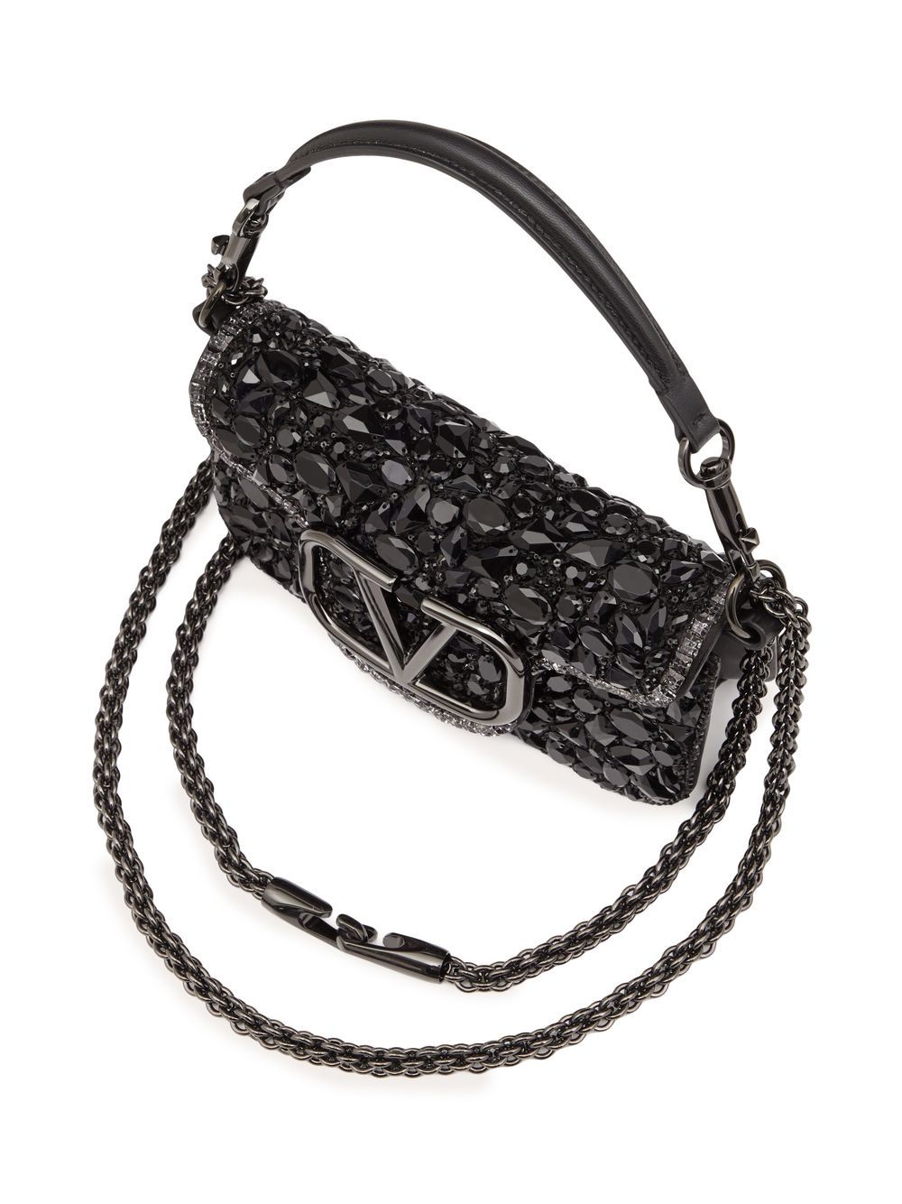 Valentino Garavani Locò embellished shoulder bag