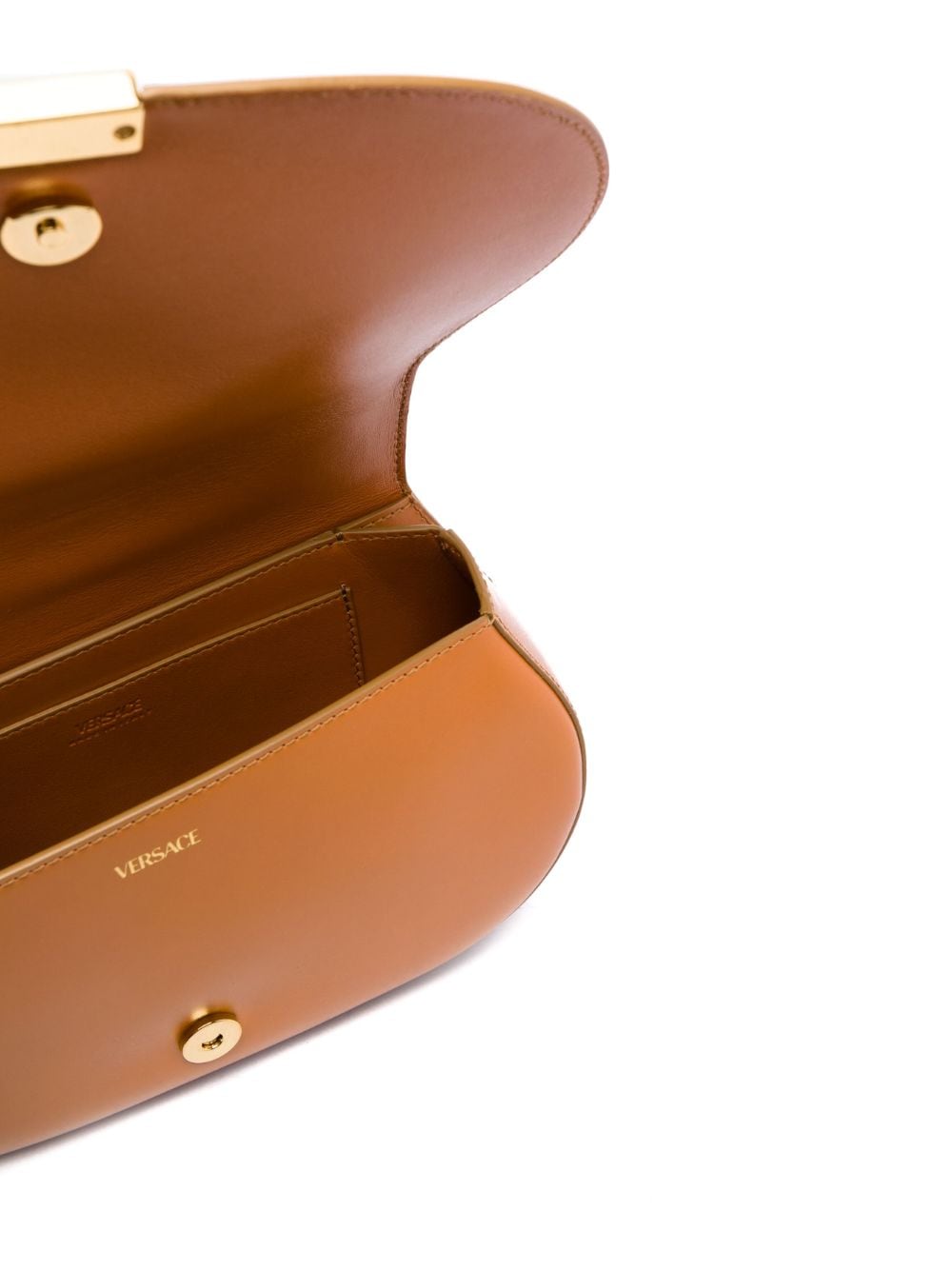 Versace Greca Goddess leather shoulder bag