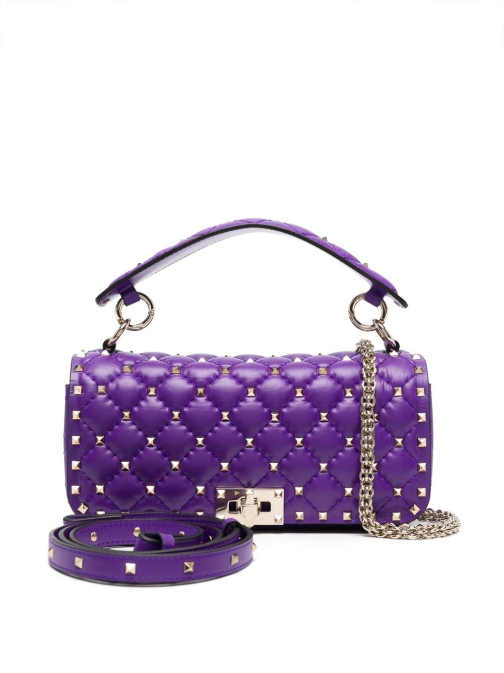 Valentino Garavani Rockstud Spike quilted shoulder bag