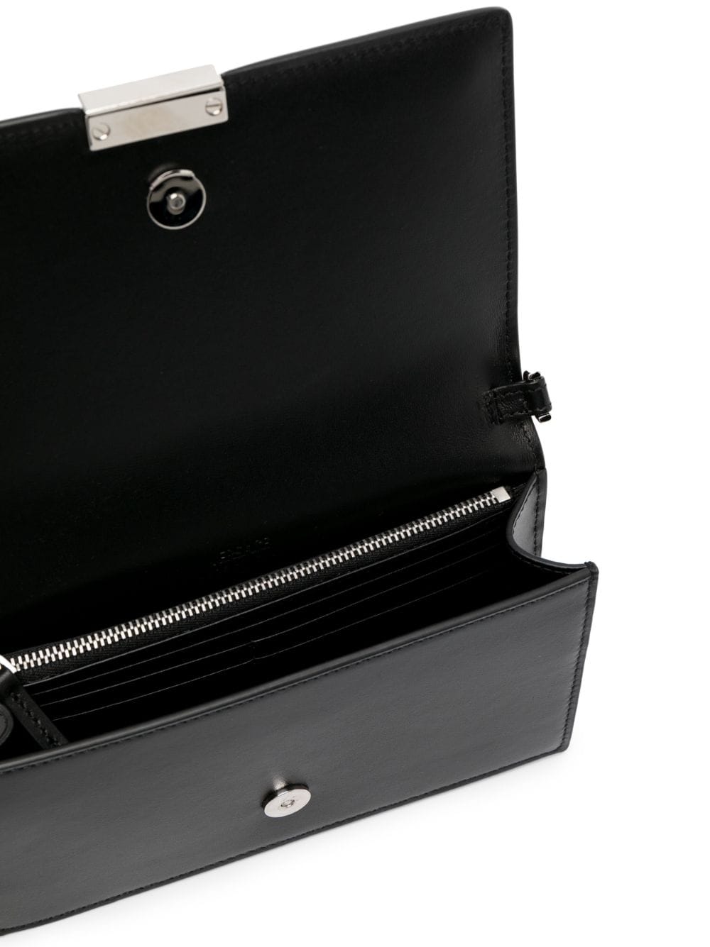 Versace Greca Goddess leather clutch bag