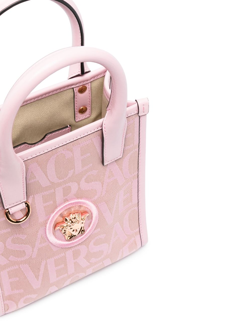 Versace mini Versace Allover-jacquard tote bag