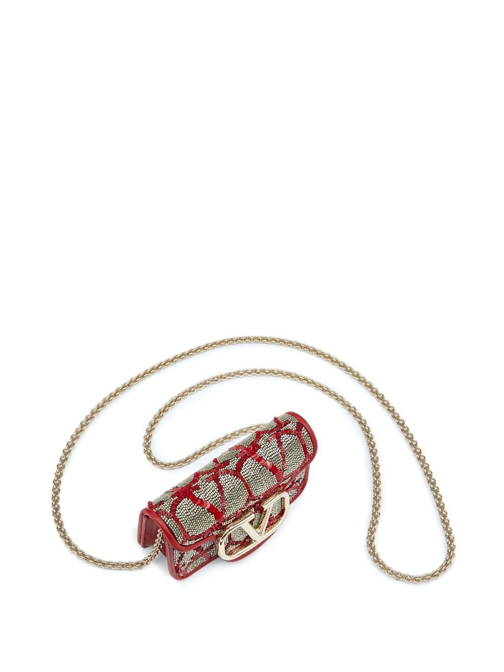 Valentino Garavani VLogo Signature bead-embellished mini bag
