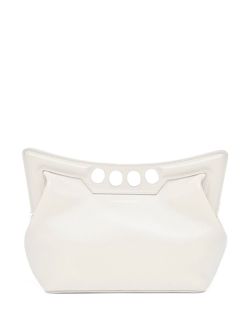 Alexander McQueen The Peak curved mini bag