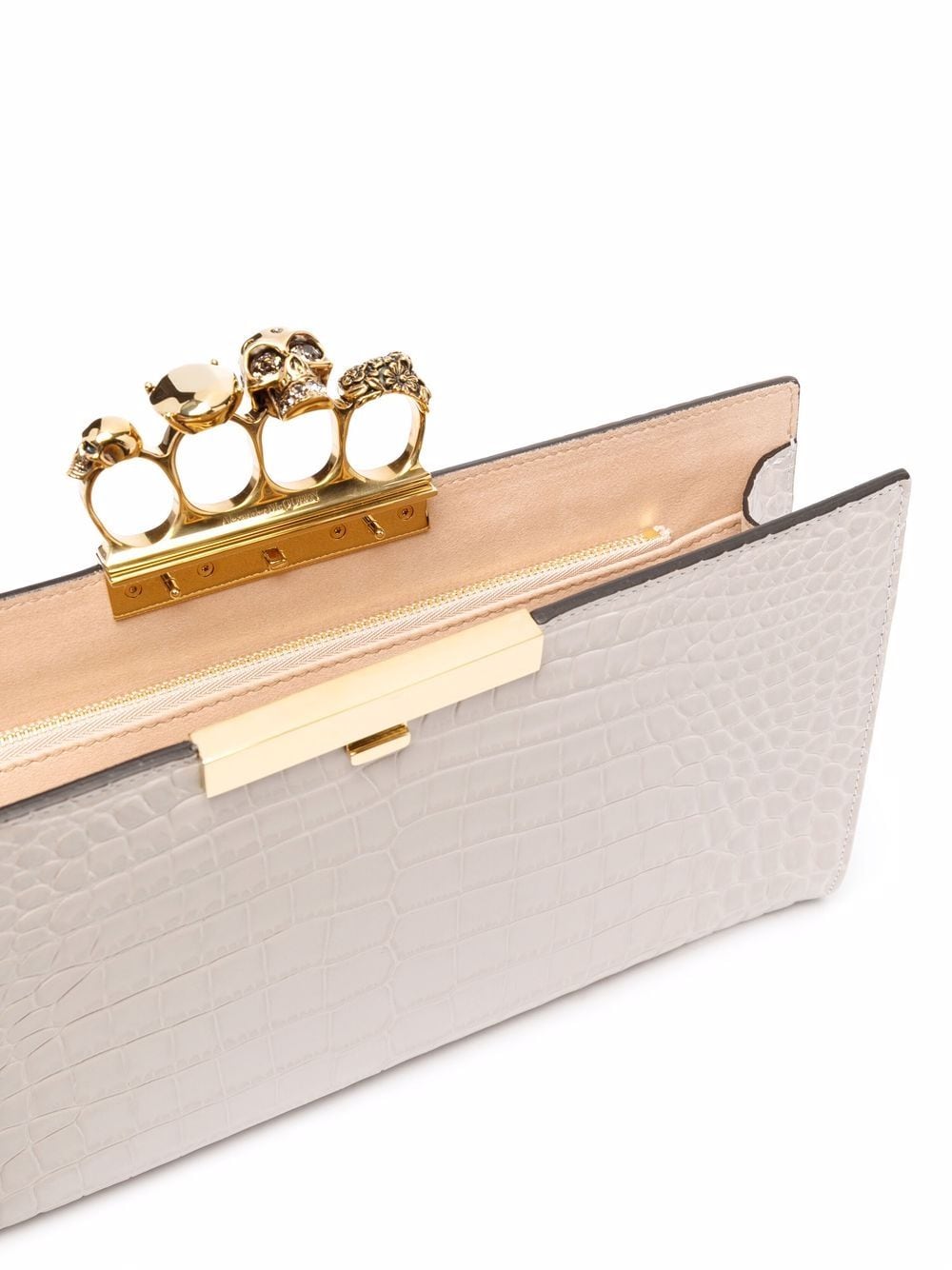 Alexander McQueen Four-Ring clutch bag