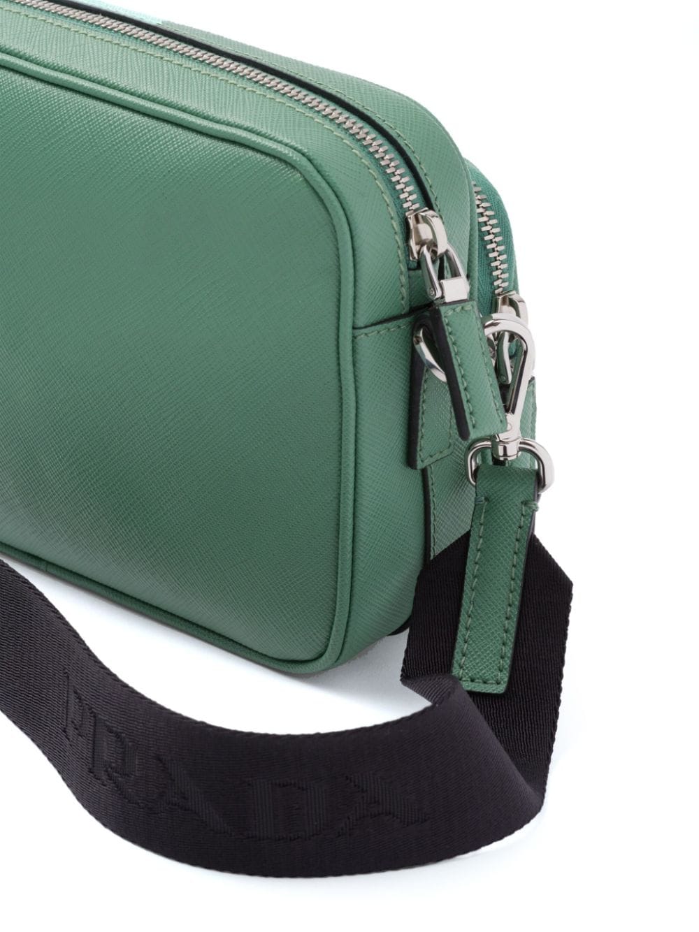 Pra*a saffiano-leather shoulder bag