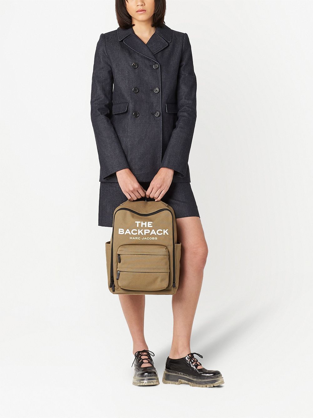Marc Jacobs The Backpack’ logo-print backpack