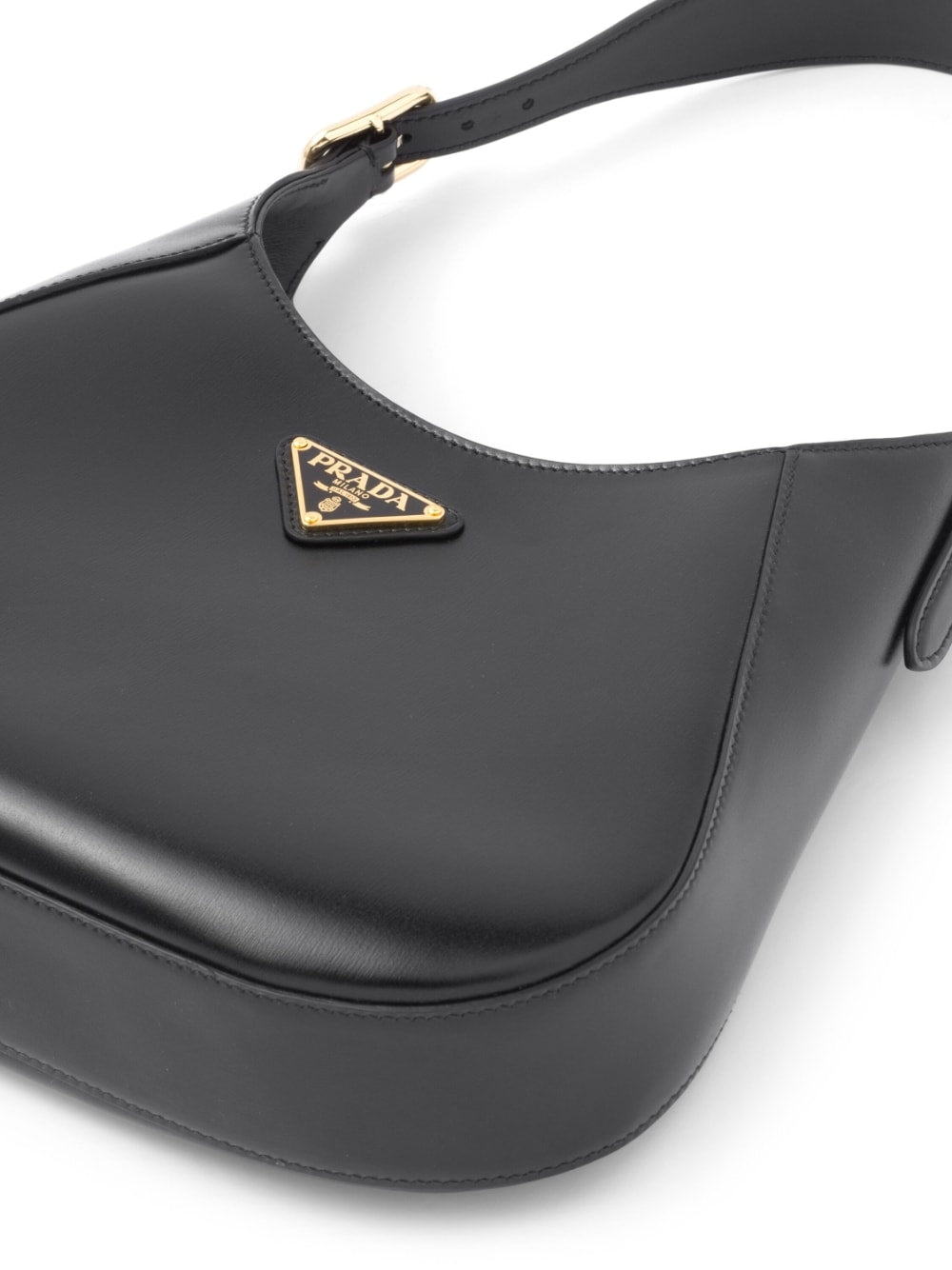 Pra*a leather shoulder bag