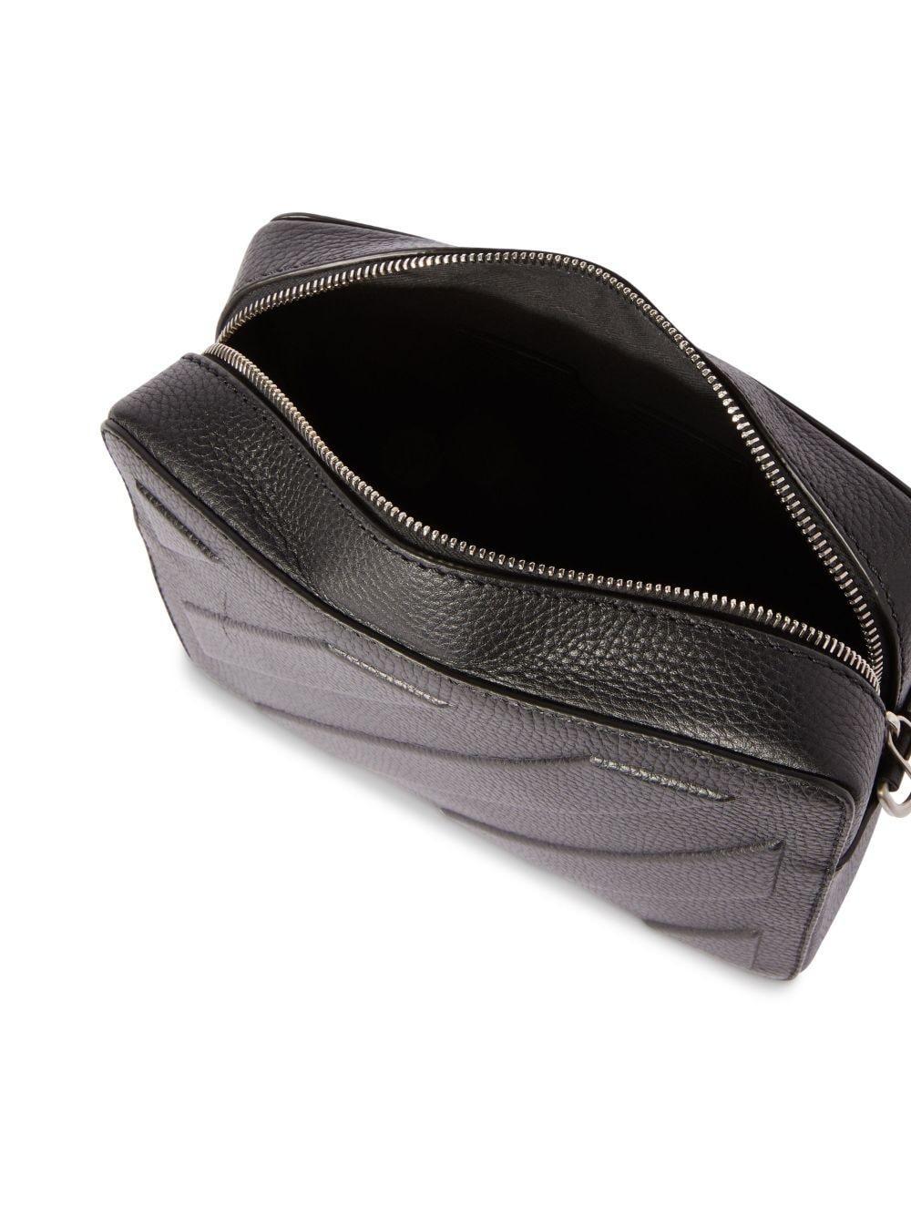 Off-White Diag-stripe leather camera bag