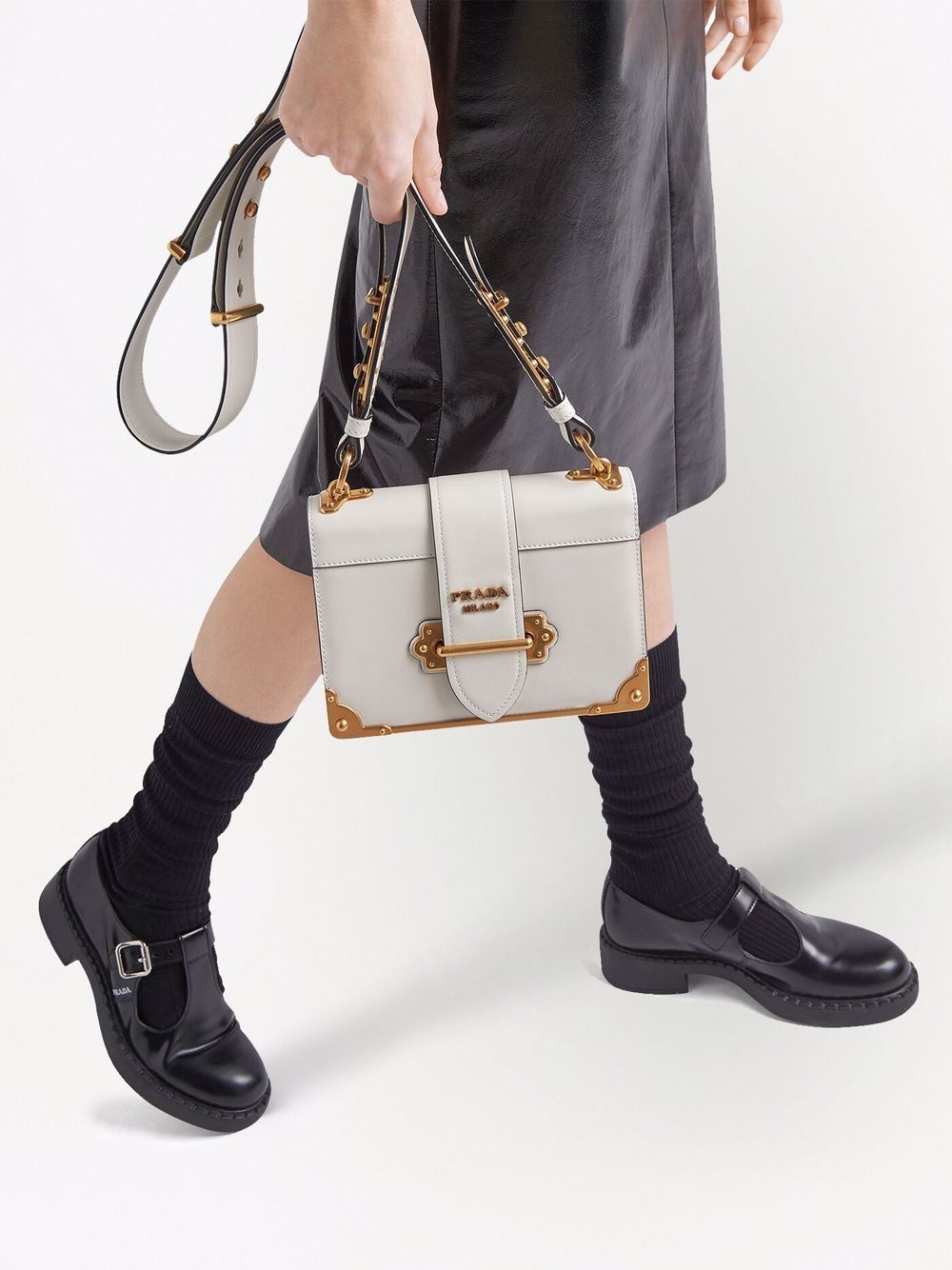 Pra*a cahier shoulder bag