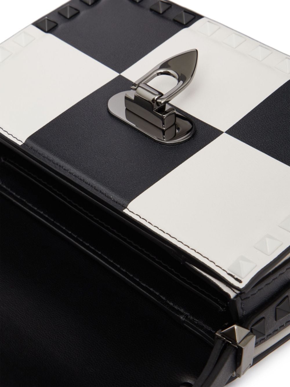 Valentino Garavani small Rockstud23 chess-print shoulder bag
