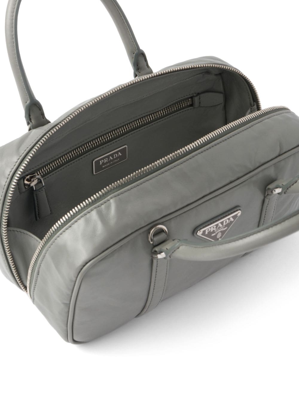 Pra*a small leather top handle bag