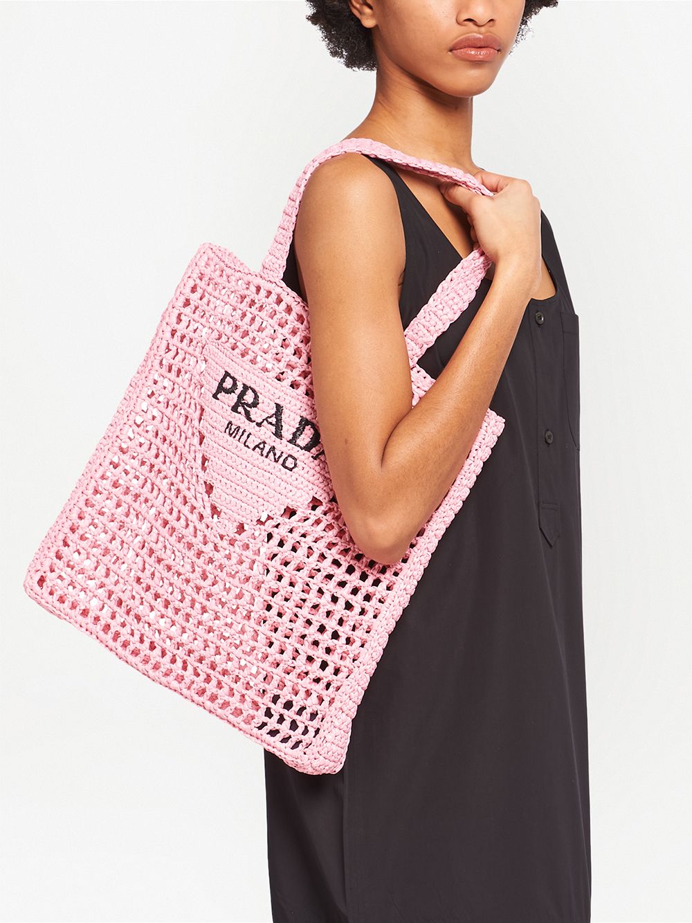 Pra*a woven tote bag