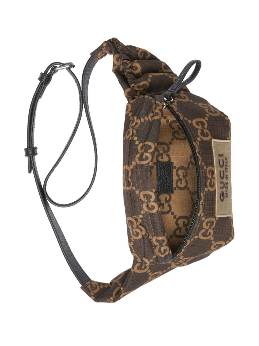 G*u*i large gg-jacquard belt bag