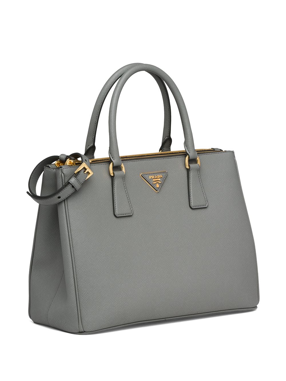 Pra*a large galleria leather tote bag
