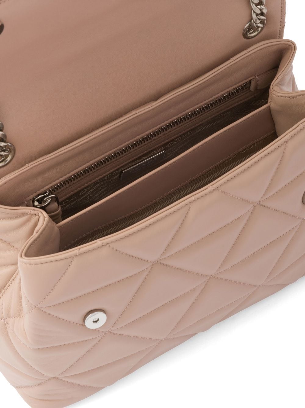 Pra*a large Pra*a spectrum nappa leather bag