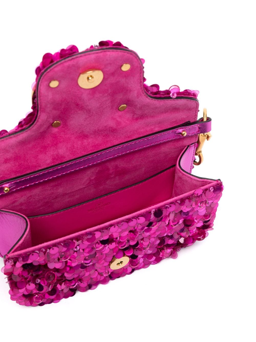 Valentino Garavani small Locò sequinned shoulder bag