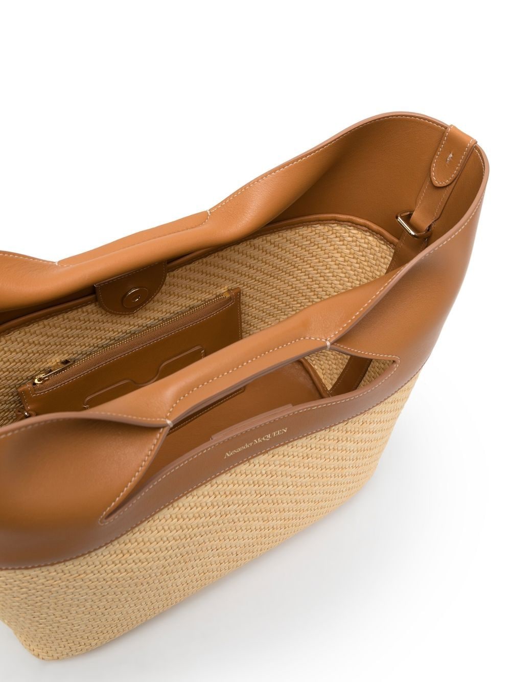 Alexander McQueen logo-print tote bag