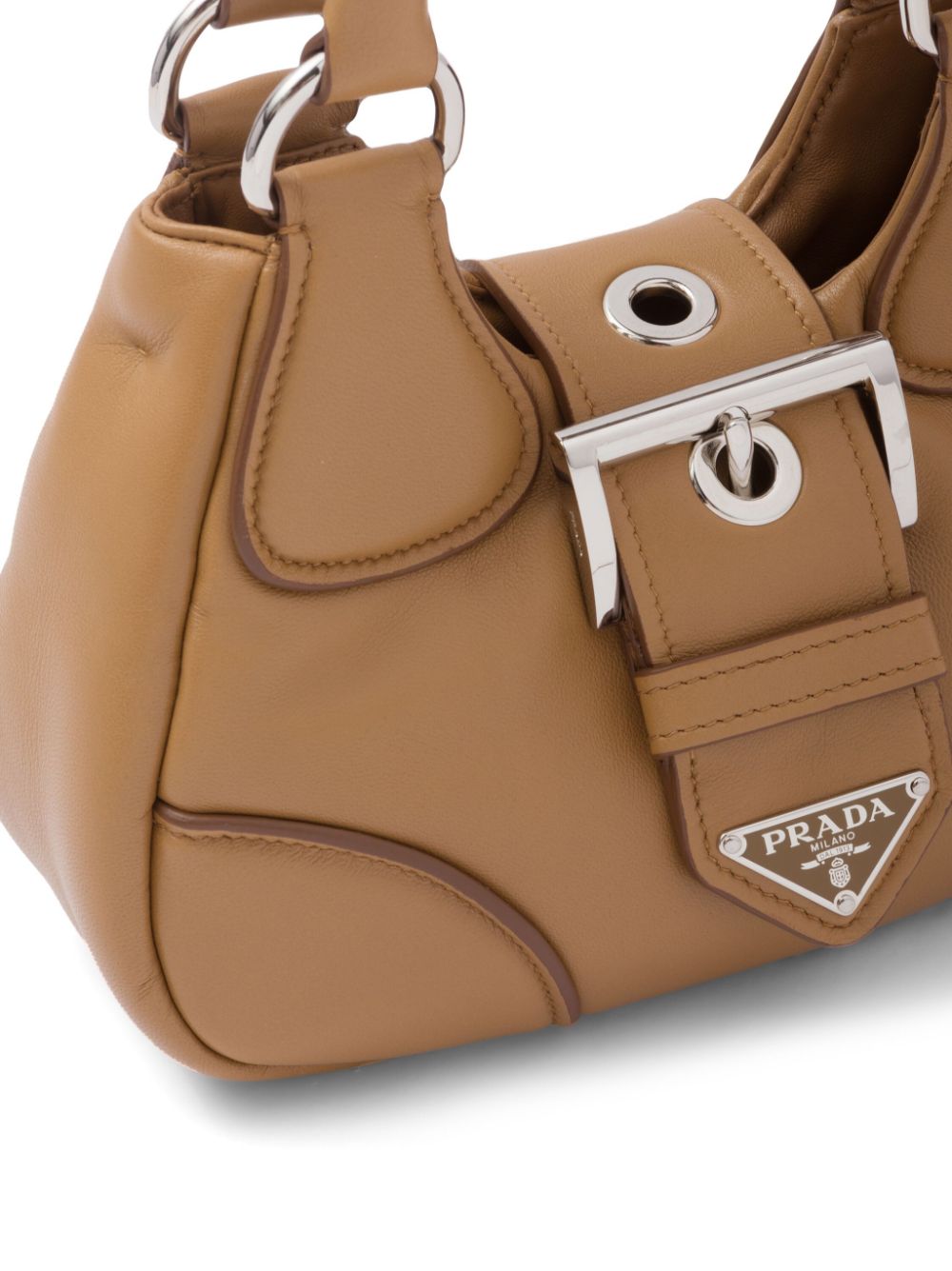 Pra*a moon padded nappa-leather mini bag