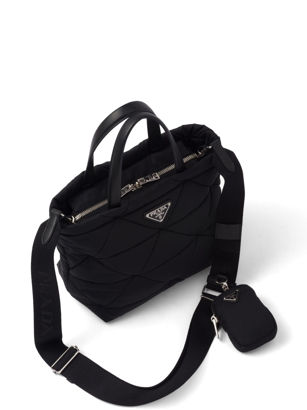 Pra*a re-nylon padded tote bag