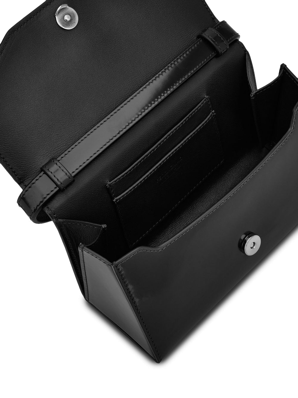 Ferragamo geometric leather clutch