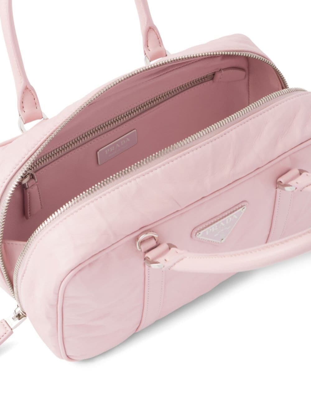 Pra*a small leather tote bag