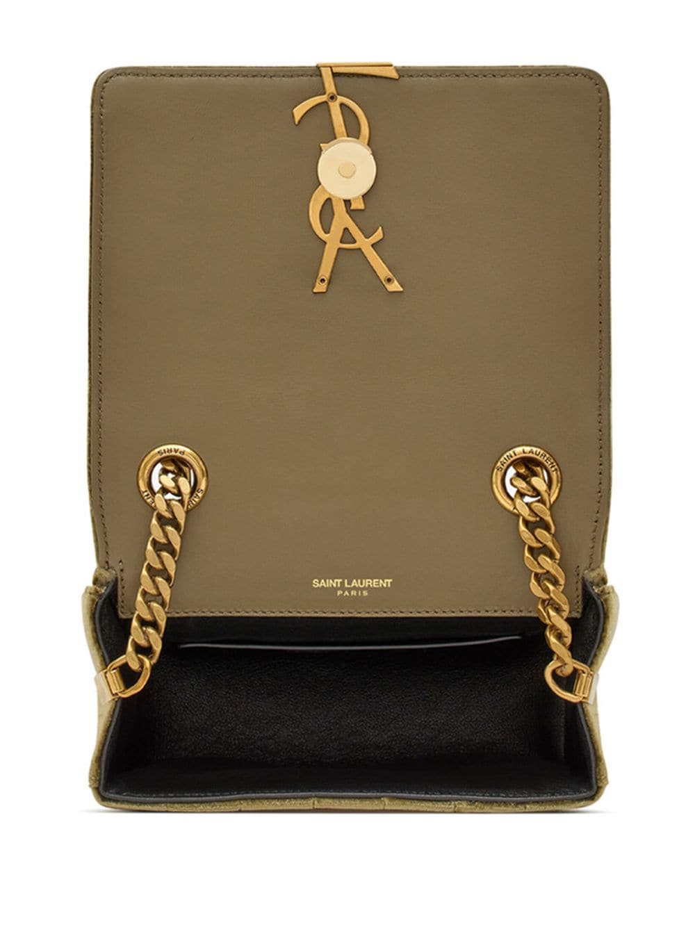 Saint Laurent small Vicky velvet crossbody bag