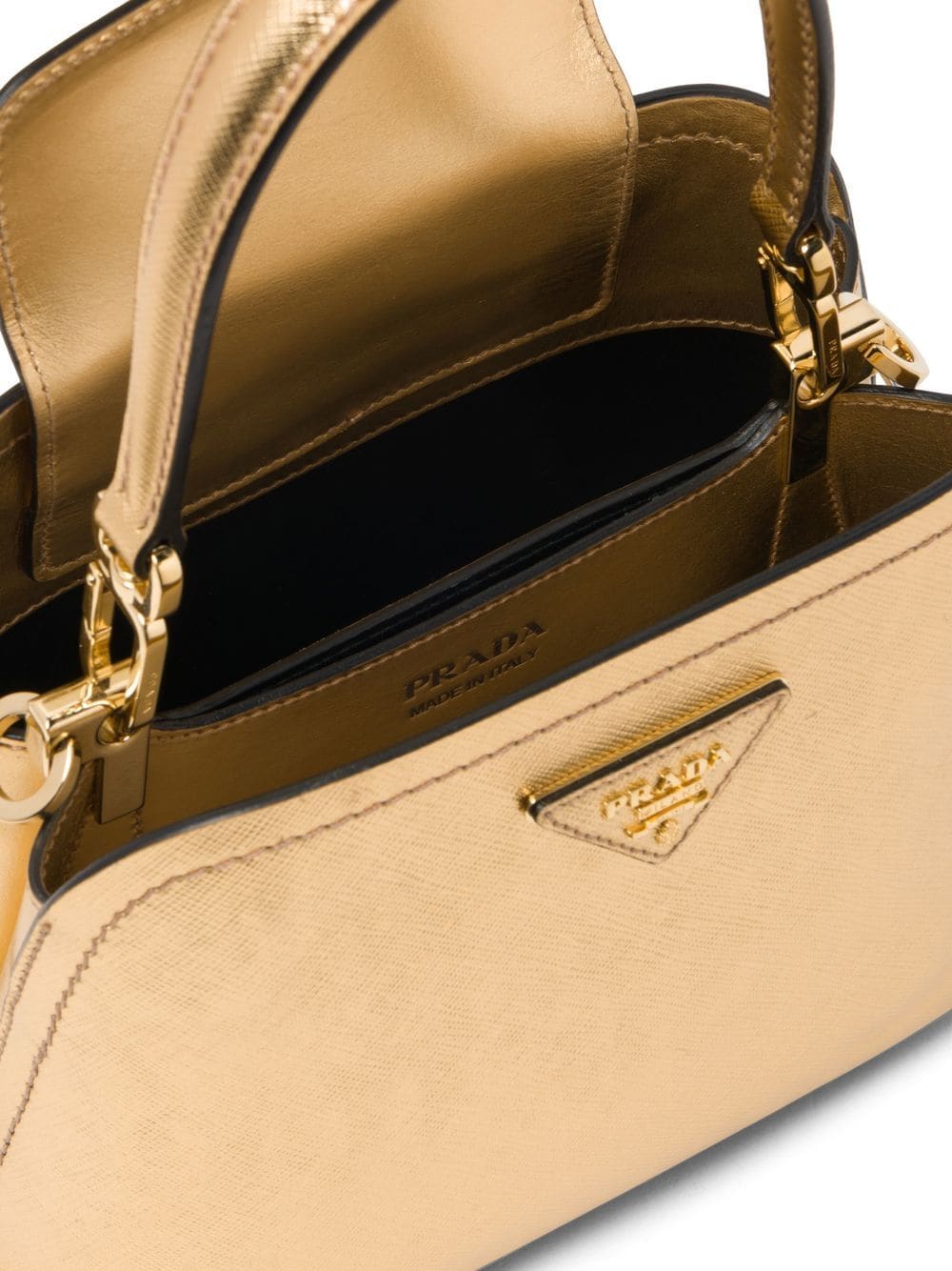 Pra*a logo-detail tote bag