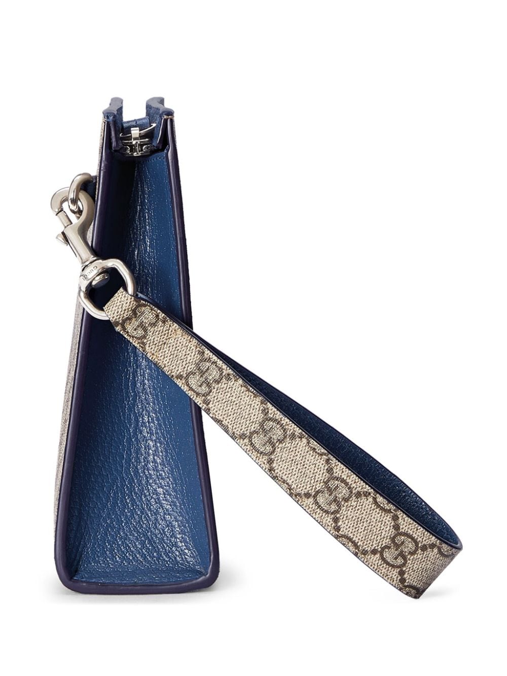 G*u*i gg logo plaque monogrammed clutch bag