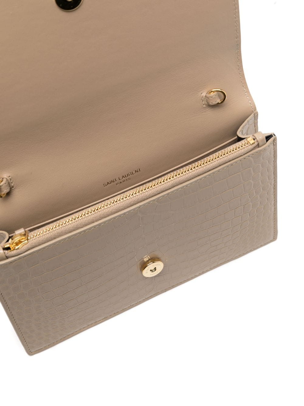 Saint Laurent small Kate leather clutch bag