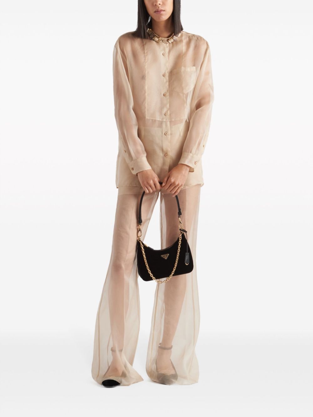 Pra*a velvet mini bag