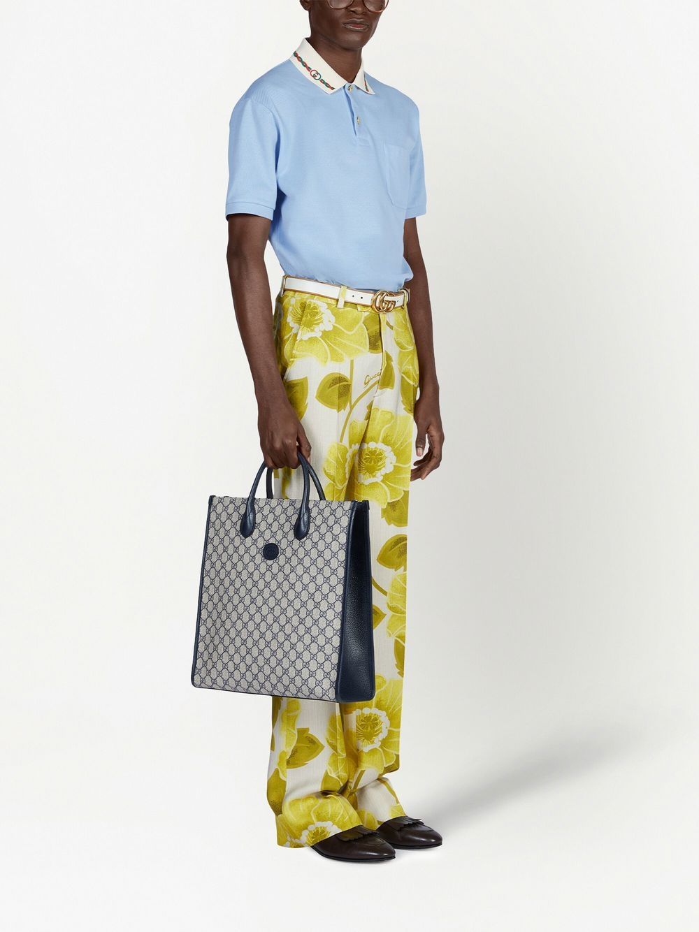 G*u*i gg-canvas tote bag