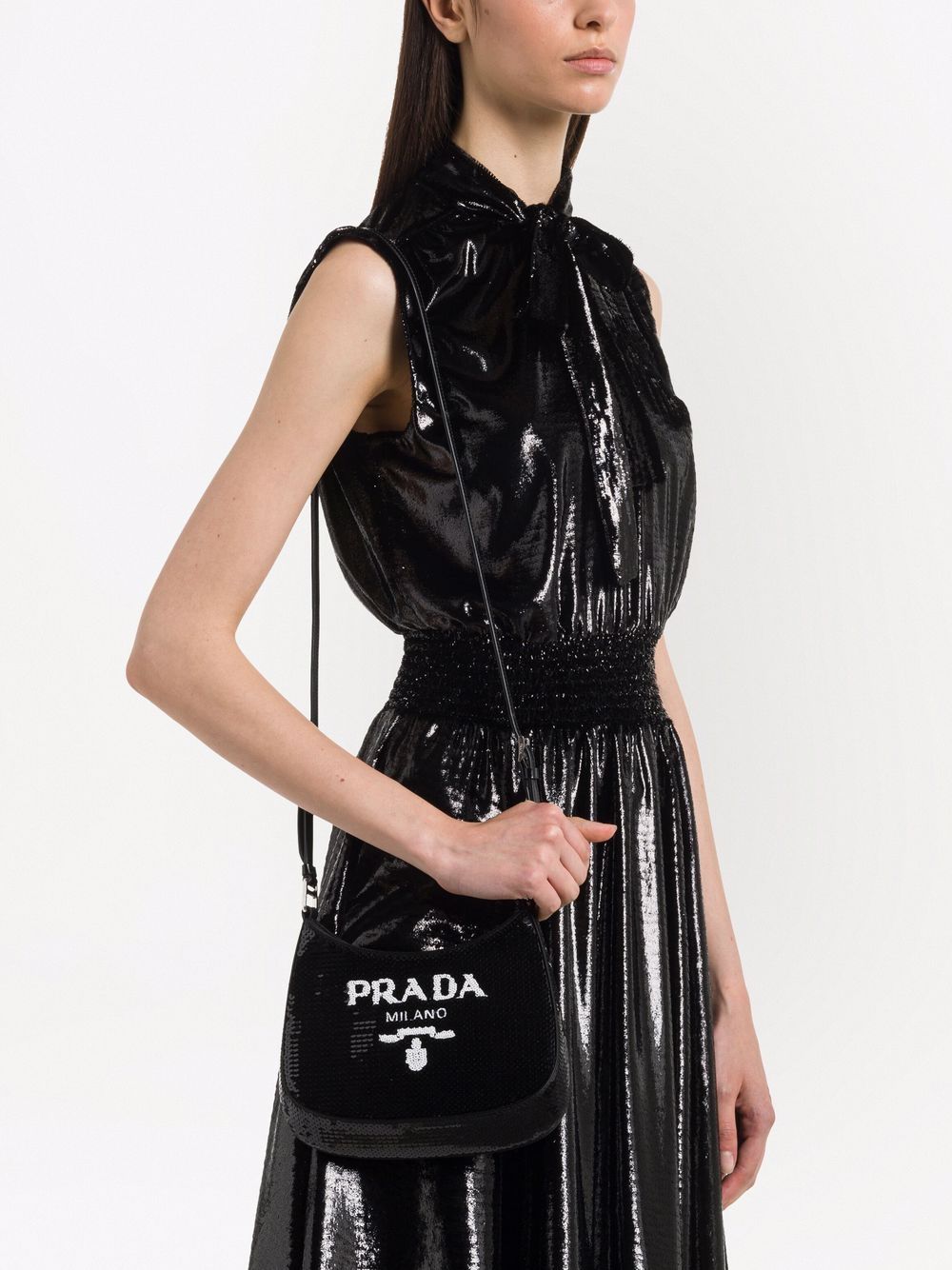 Pra*a cleo sequinned shoulder bag