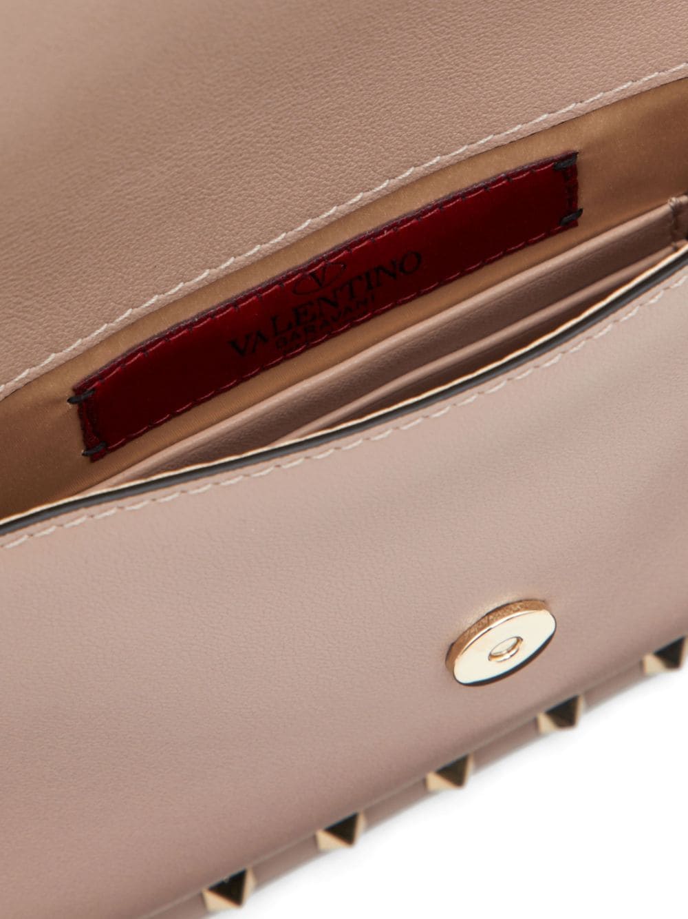 Valentino Garavani Rockstud leather clutch bag