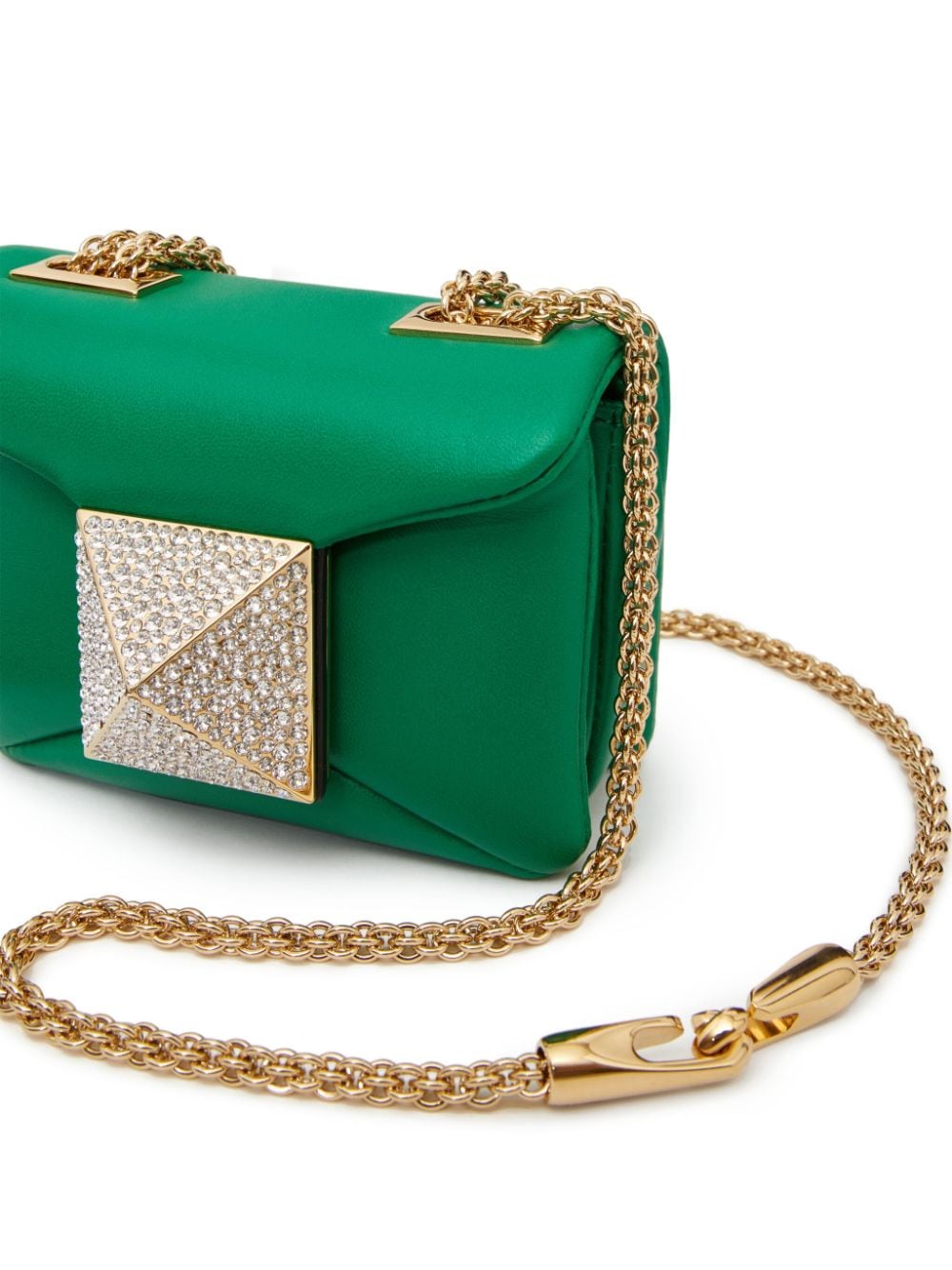 Valentino Garavani micro One Stud crystal embellished bag