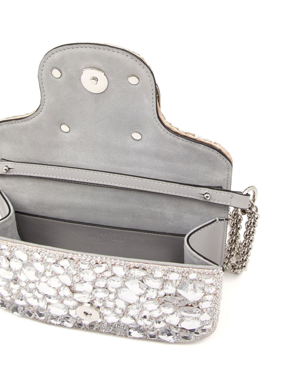 Valentino Garavani crystal-embellished shoulder bag