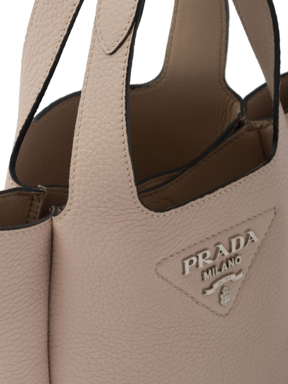 Pra*a logo-plaque tote bag