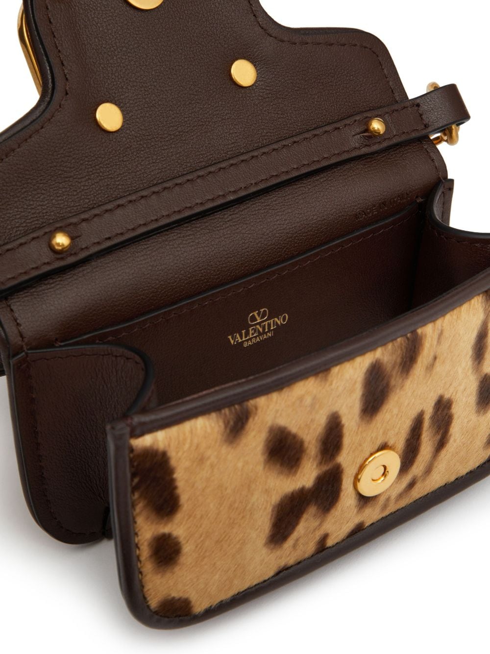 Valentino Garavani micro Locò Animalier leather shoulder bag