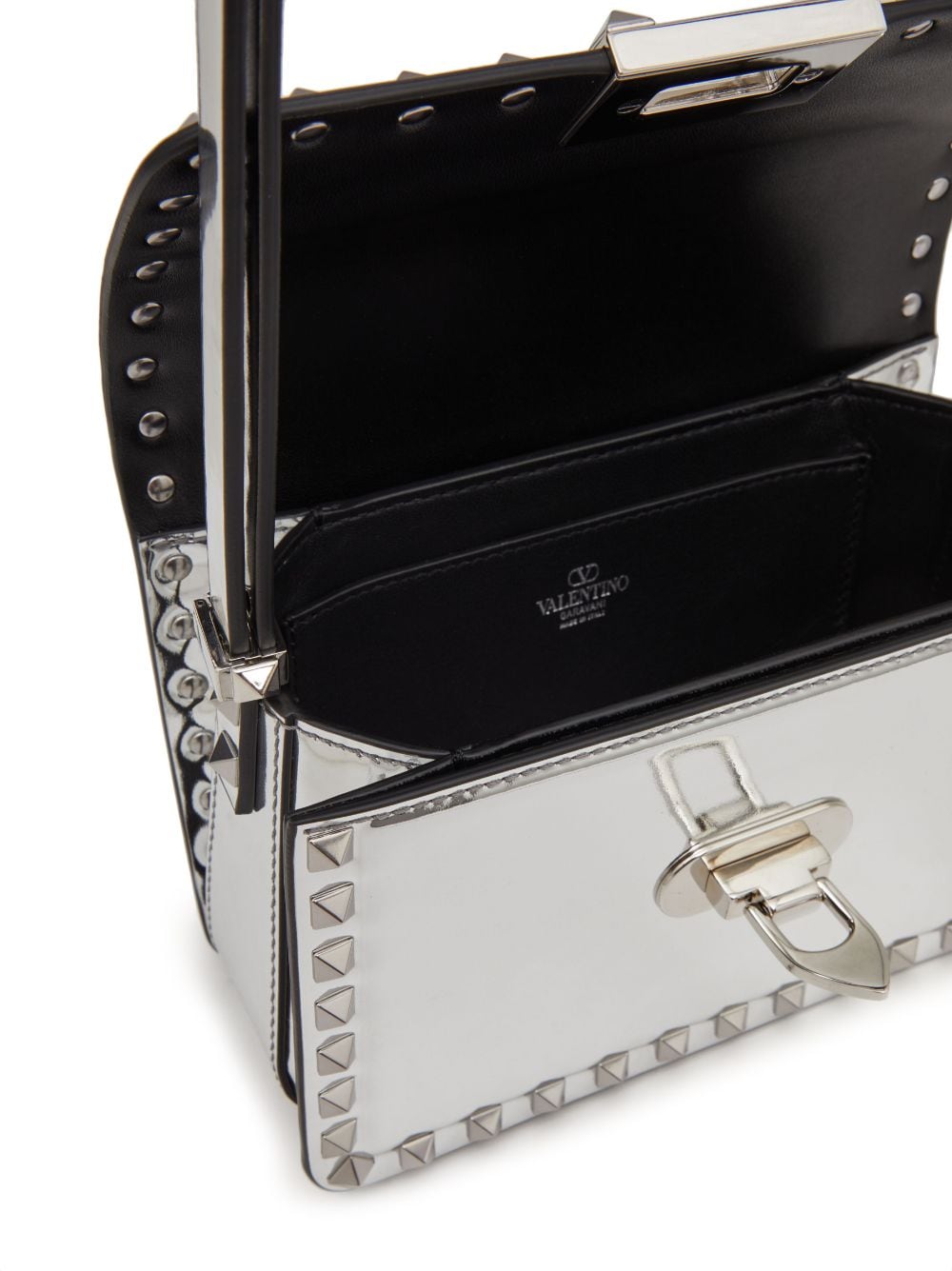 Valentino Garavani small Rockstud23 mirrored shoulder bag