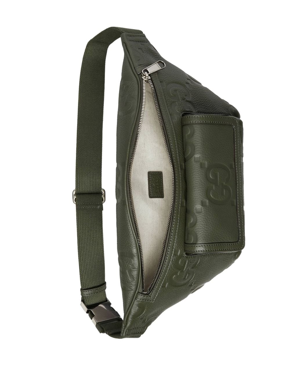 G*u*i jumbo gg monogram-embossed belt bag