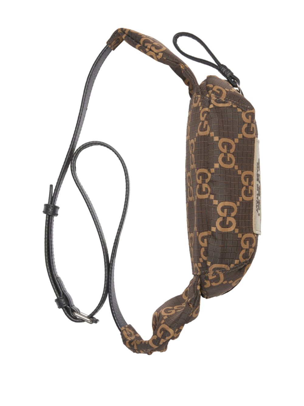 G*u*i large gg-jacquard belt bag
