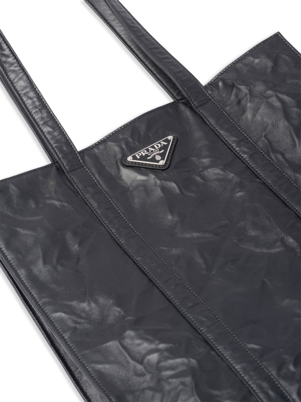 Pra*a nappa-leather tote bag