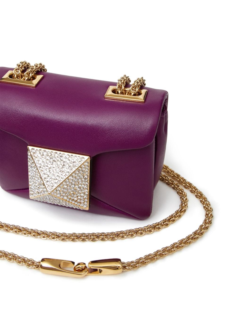 Valentino Garavani micro One Stud crystal embellished bag