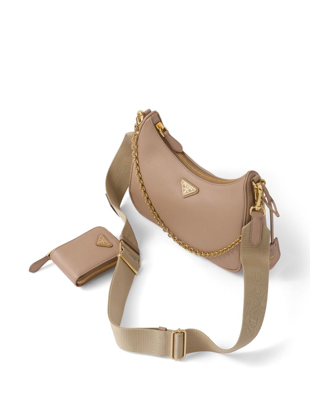 Pra*a re-edition 2005 leather shoulder bag