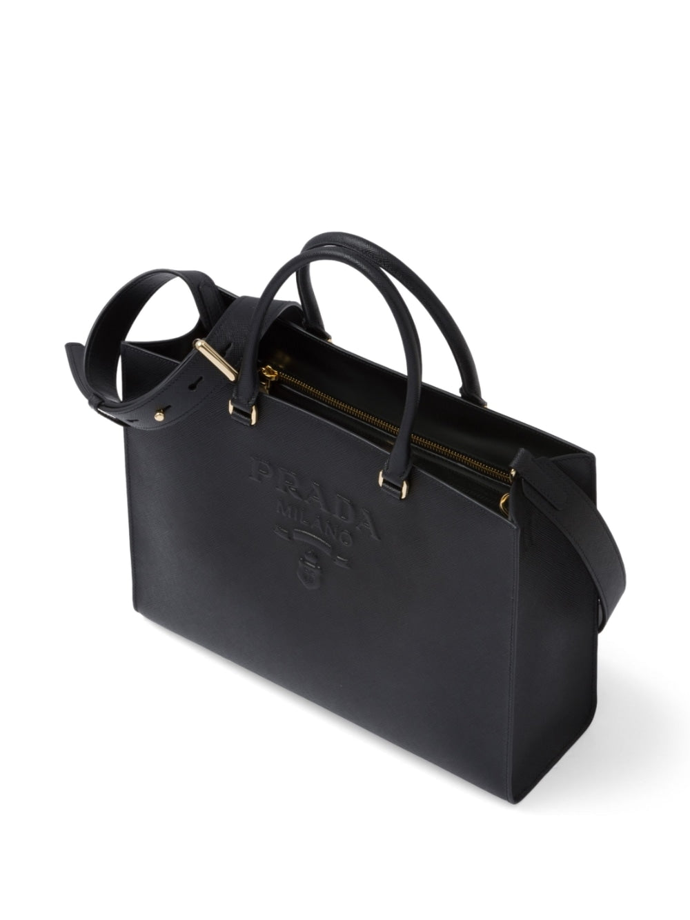 Pra*a medium saffiano leather tote bag