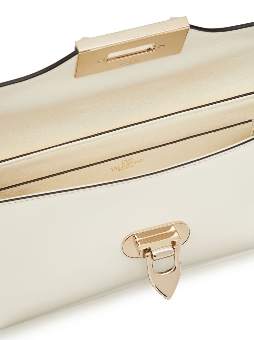 Valentino Garavani Rockstud brushed-leather shoulder bag